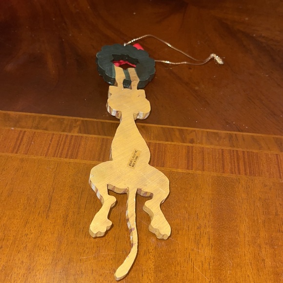 Kurt Adler Cat with Wreath Xmas Ornament - Picture 4 of 4